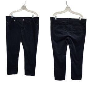 JCP JCPenny Corduroy Navy Blue Jeans Pants Size 32/14